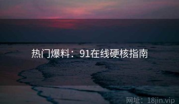热门爆料：91在线硬核指南