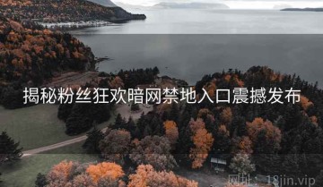 揭秘粉丝狂欢暗网禁地入口震撼发布