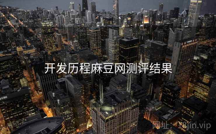 开发历程麻豆网测评结果