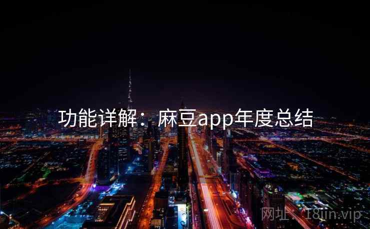 功能详解：麻豆app年度总结